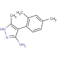 202580-62-9 4-(2,4-dimethylphenyl)-5-methyl-1H-pyrazol-3-amine chemical structure