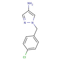 97421-40-4 1-[(4-chlorophenyl)methyl]pyrazol-4-amine chemical structure