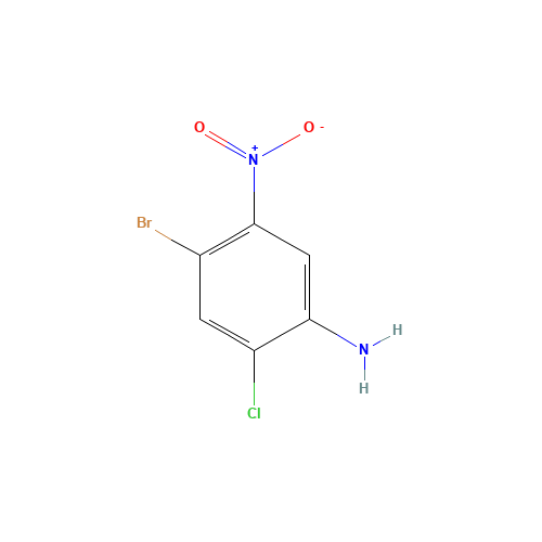 872820-00-3 4-bromo-2-chloro-5-nitroaniline chemical structure