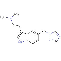 144034-80-0 N,N-dimethyl-2-[5-(1,2,4-triazol-1-ylmethyl)-1H-indol-3-yl]ethanamine chemical structure