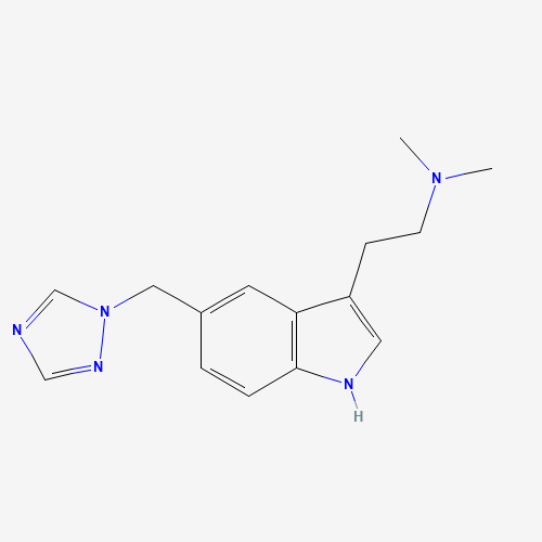 144034-80-0 N,N-dimethyl-2-[5-(1,2,4-triazol-1-ylmethyl)-1H-indol-3-yl]ethanamine chemical structure