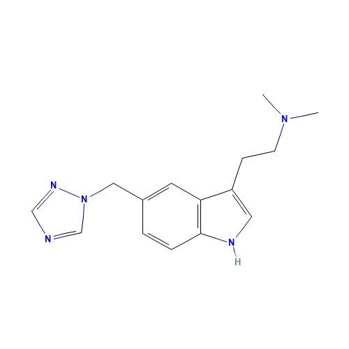 144034-80-0 N,N-dimethyl-2-[5-(1,2,4-triazol-1-ylmethyl)-1H-indol-3-yl]ethanamine chemical structure