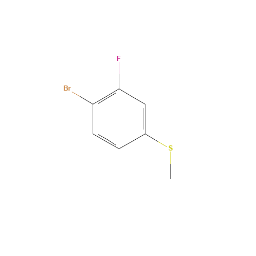 917562-25-5 1-bromo-2-fluoro-4-methylsulfanylbenzene chemical structure