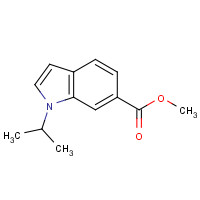 202745-76-4 methyl 1-propan-2-ylindole-6-carboxylate chemical structure