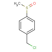 58472-47-2 1-(chloromethyl)-4-methylsulfinylbenzene chemical structure