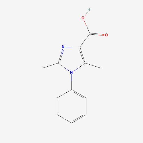 906804-17-9 2,5-dimethyl-1-phenylimidazole-4-carboxylic acid chemical structure