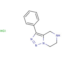 1245782-72-2 3-phenyl-4,5,6,7-tetrahydrotriazolo[1,5-a]pyrazine;hydrochloride chemical structure