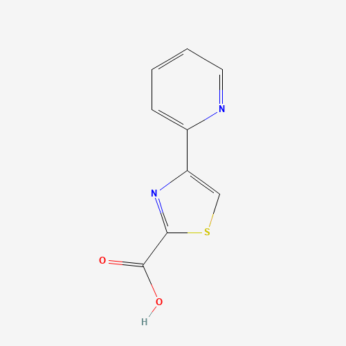59020-45-0 4-pyridin-2-yl-1,3-thiazole-2-carboxylic acid chemical structure