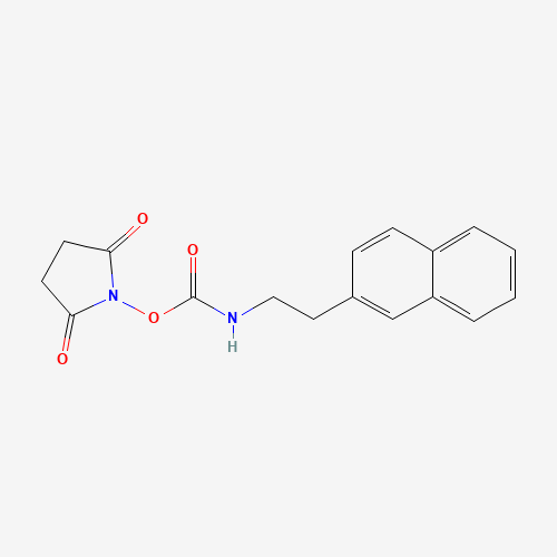 1460028-28-7 (2,5-dioxopyrrolidin-1-yl) N-(2-naphthalen-2-ylethyl)carbamate chemical structure