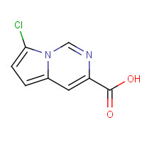 752981-45-6 7-chloropyrrolo[1,2-c]pyrimidine-3-carboxylic acid chemical structure