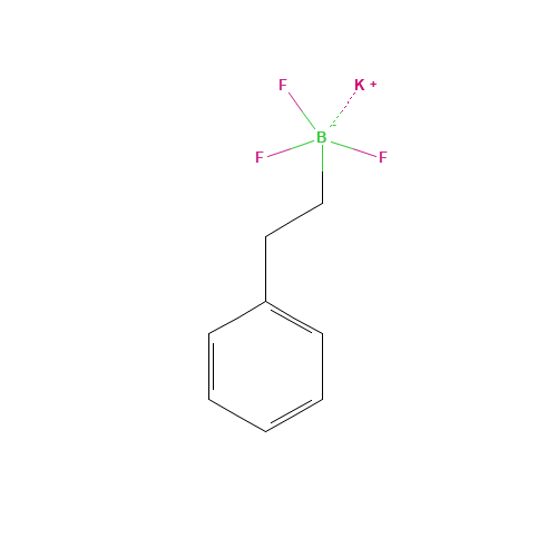 329976-74-1 potassium;trifluoro(2-phenylethyl)boranuide chemical structure