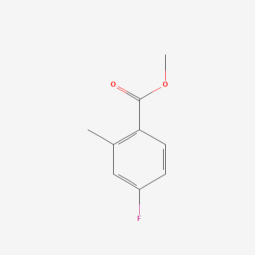 174403-69-1 methyl 4-fluoro-2-methylbenzoate chemical structure