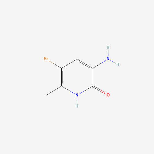 85216-55-3 3-amino-5-bromo-6-methyl-1H-pyridin-2-one chemical structure