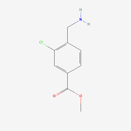 940062-11-3 methyl 4-(aminomethyl)-3-chlorobenzoate chemical structure