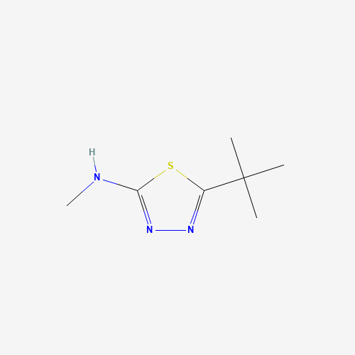 50608-12-3 5-tert-butyl-N-methyl-1,3,4-thiadiazol-2-amine chemical structure