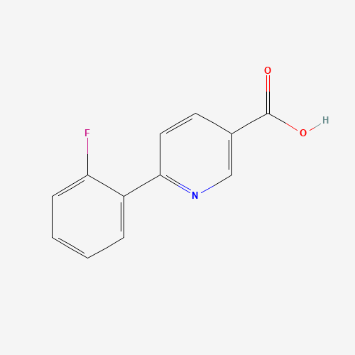 505082-91-7 6-(2-fluorophenyl)pyridine-3-carboxylic acid chemical structure