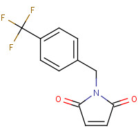 140481-02-3 1-[[4-(trifluoromethyl)phenyl]methyl]pyrrole-2,5-dione chemical structure