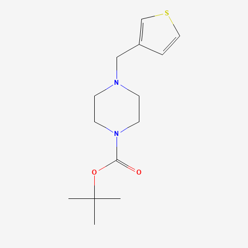 77278-71-8 tert-butyl 4-(thiophen-3-ylmethyl)piperazine-1-carboxylate chemical structure