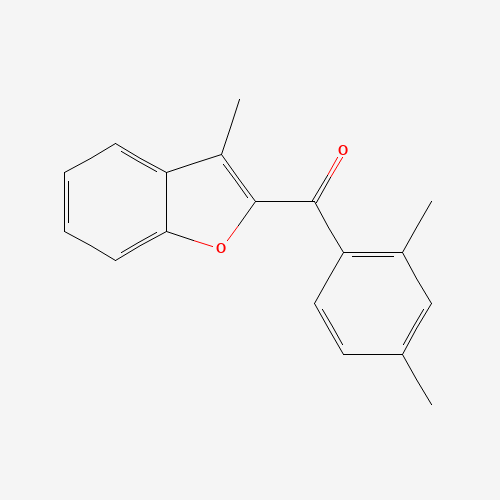 14176-40-0 (2,4-dimethylphenyl)-(3-methyl-1-benzofuran-2-yl)methanone chemical structure