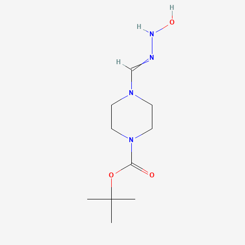 137499-44-6 tert-butyl 4-[(hydroxyhydrazinylidene)methyl]piperazine-1-carboxylate chemical structure
