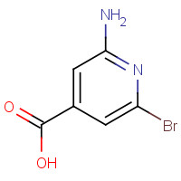 1060811-29-1 2-amino-6-bromopyridine-4-carboxylic acid chemical structure