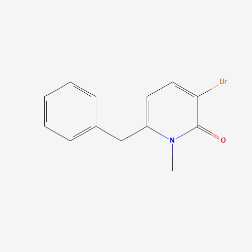 960299-28-9 6-benzyl-3-bromo-1-methylpyridin-2-one chemical structure
