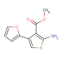 670271-04-2 methyl 2-amino-4-(furan-2-yl)thiophene-3-carboxylate chemical structure