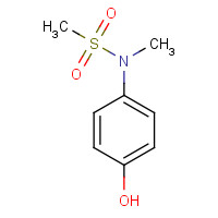 3572-85-8 N-(4-hydroxyphenyl)-N-methylmethanesulfonamide chemical structure