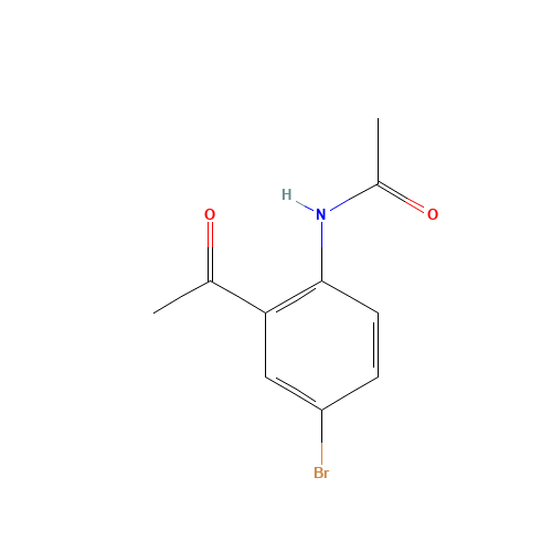 29124-64-9 N-(2-acetyl-4-bromophenyl)acetamide chemical structure