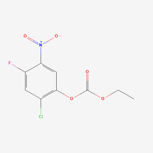 153471-75-1 (2-chloro-4-fluoro-5-nitrophenyl) ethyl carbonate chemical structure