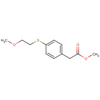 1363179-31-0 methyl 2-[4-(2-methoxyethylsulfanyl)phenyl]acetate chemical structure