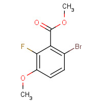 1007455-28-8 methyl 6-bromo-2-fluoro-3-methoxybenzoate chemical structure
