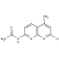 1569-34-2 N-(7-chloro-5-methyl-1,8-naphthyridin-2-yl)acetamide chemical structure