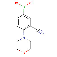 1428323-97-0 (3-cyano-4-morpholin-4-ylphenyl)boronic acid chemical structure