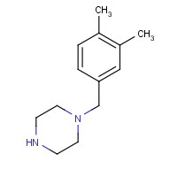 212393-09-4 1-[(3,4-dimethylphenyl)methyl]piperazine chemical structure