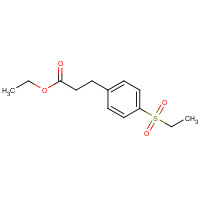 1426804-68-3 ethyl 3-(4-ethylsulfonylphenyl)propanoate chemical structure