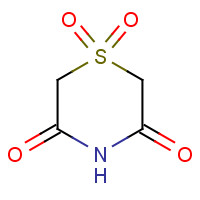 883797-87-3 1,1-dioxo-1,4-thiazinane-3,5-dione chemical structure