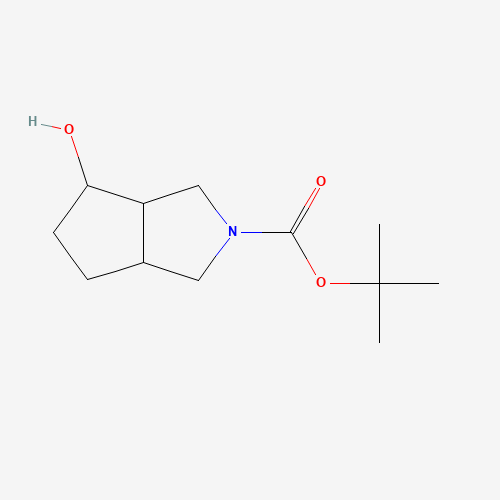 130658-13-8 tert-butyl 4-hydroxy-3,3a,4,5,6,6a-hexahydro-1H-cyclopenta[c]pyrrole-2-carboxylate chemical structure