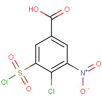 22892-95-1 4-chloro-3-chlorosulfonyl-5-nitrobenzoic acid chemical structure