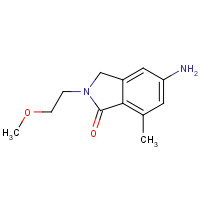 1356074-95-7 5-amino-2-(2-methoxyethyl)-7-methyl-3H-isoindol-1-one chemical structure