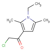 784172-19-6 2-chloro-1-(1-ethyl-2,5-dimethylpyrrol-3-yl)ethanone chemical structure