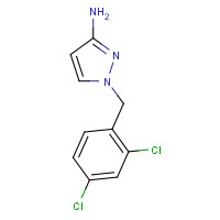 895929-50-7 1-[(2,4-dichlorophenyl)methyl]pyrazol-3-amine chemical structure