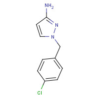 925154-93-4 1-[(4-chlorophenyl)methyl]pyrazol-3-amine chemical structure