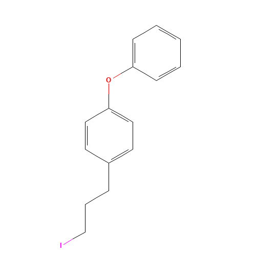 142523-68-0 1-(3-iodopropyl)-4-phenoxybenzene chemical structure