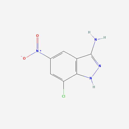 1197193-46-6 7-chloro-5-nitro-1H-indazol-3-amine chemical structure