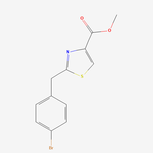 885279-50-5 methyl 2-[(4-bromophenyl)methyl]-1,3-thiazole-4-carboxylate chemical structure