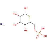 108391-99-7 azane;(3,4,5,6-tetrahydroxythian-2-yl)methyl dihydrogen phosphate chemical structure
