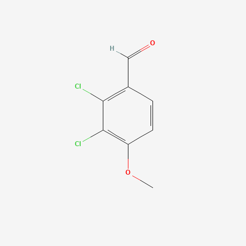 41827-86-5 2,3-dichloro-4-methoxybenzaldehyde chemical structure