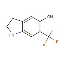 200711-22-4 5-methyl-6-(trifluoromethyl)-2,3-dihydro-1H-indole chemical structure