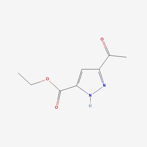 37622-89-2 ethyl 3-acetyl-1H-pyrazole-5-carboxylate chemical structure